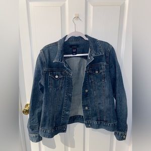 GAP Stretch Denim Jean Jacket Size L